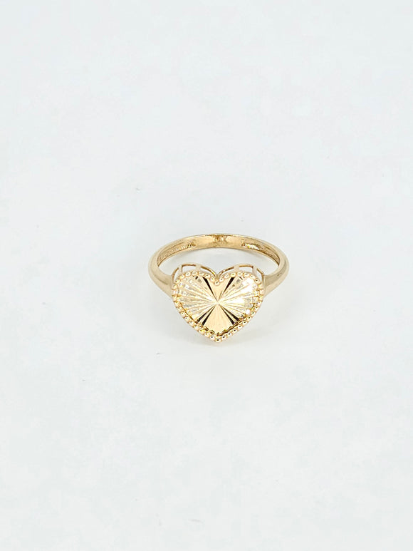 14k Gold Ring - Heart