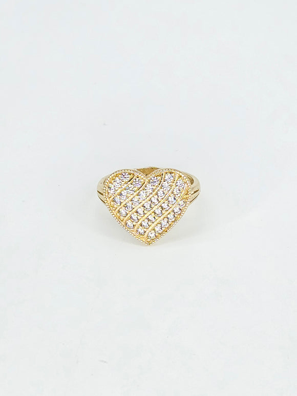 14k Gold Ring - Heart