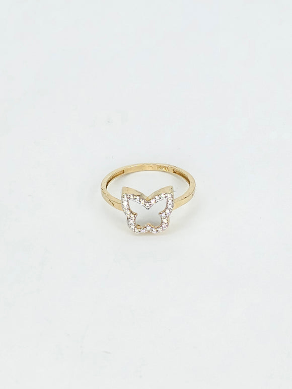 14k Gold Ring - Butterfly