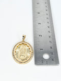 14k Gold Pendant - Virgin Mary