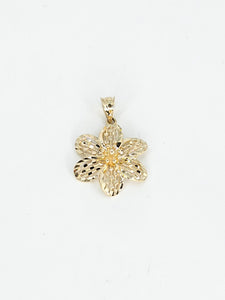 14k Gold Pendant - Flower