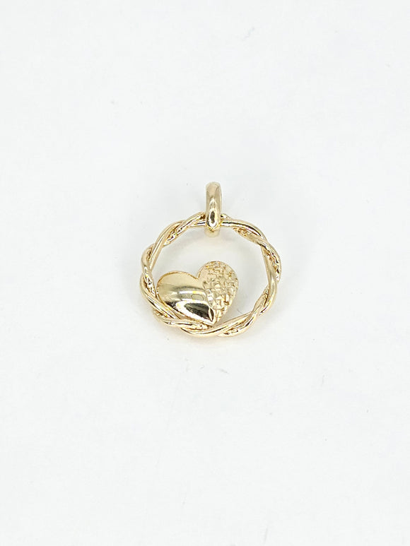 14k Gold Pendant - Heart