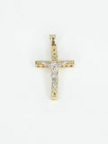 14k Gold Pendant - Jesus on Cross