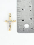 14k Gold Pendant - Jesus on Cross