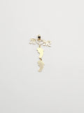 14k Gold Pendant - Mom w/Baby Feet