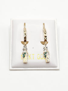 14K Gold Earrings - San Judas