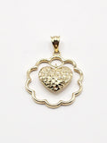 14k Gold Pendant - Heart