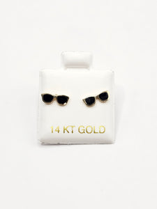 14K Gold Earrings - Sunglasses