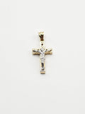 14k Gold Pendant - Jesus on Cross