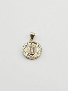 14k Gold Pendant - Virgin Mary