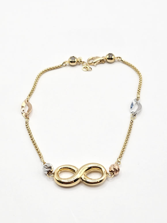 14k Gold Bracelet - Infinity