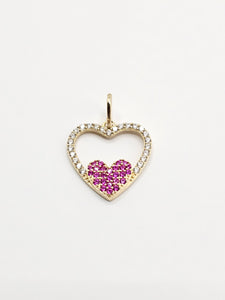 14k Gold Pendant - Heart