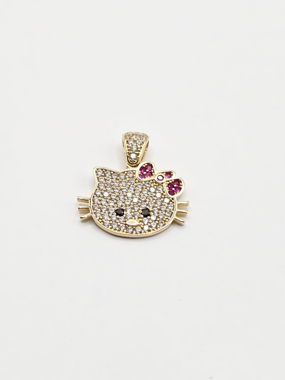 14k Gold Pendant - Hello Kitty