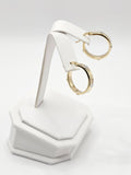 14K Gold Earrings - Huggie Hoops