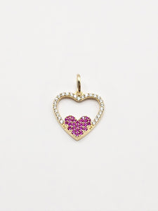 14k Gold Pendant - Heart