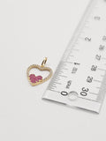 14k Gold Pendant - Heart