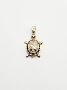 14k Gold Pendant - Turtle