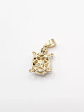 14k Gold Pendant - Turtle