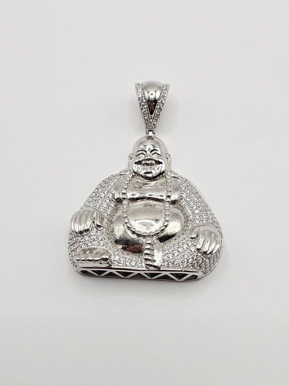 Sterling Silver 925 Pendant - Buddha