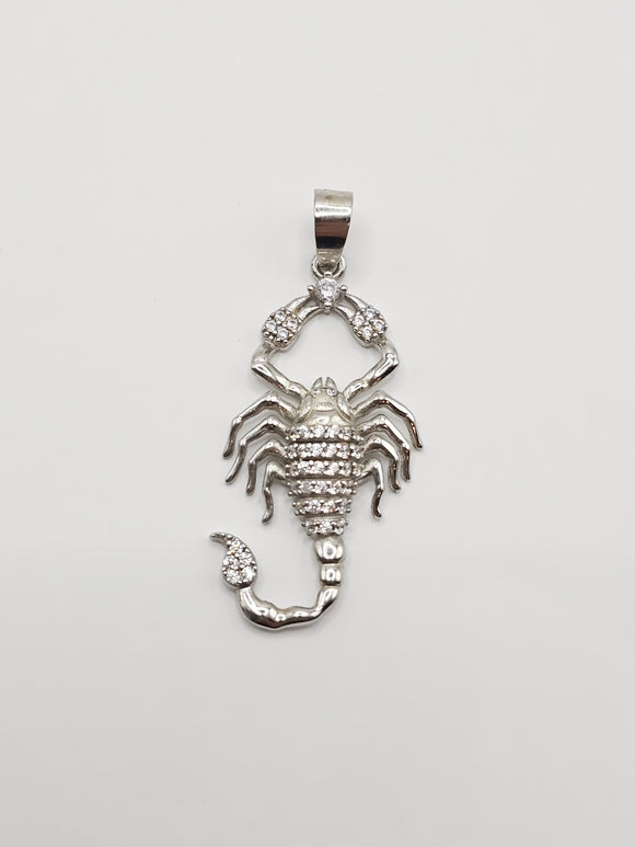 Sterling Silver 925 Pendant - Scorpion