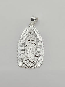 Sterling Silver 925 Pendant - Virgin Mary