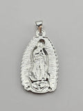 Sterling Silver 925 Pendant - Virgin Mary