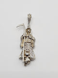 Sterling Silver 925 Pendant - Santa Muerte