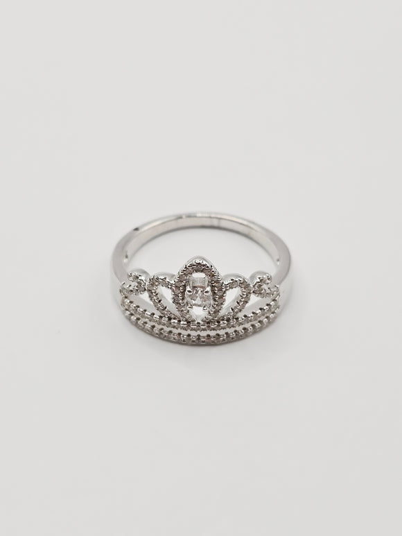 Sterling Silver 925 Ring - Crown