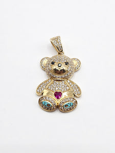 14k Gold Pendant - Bear