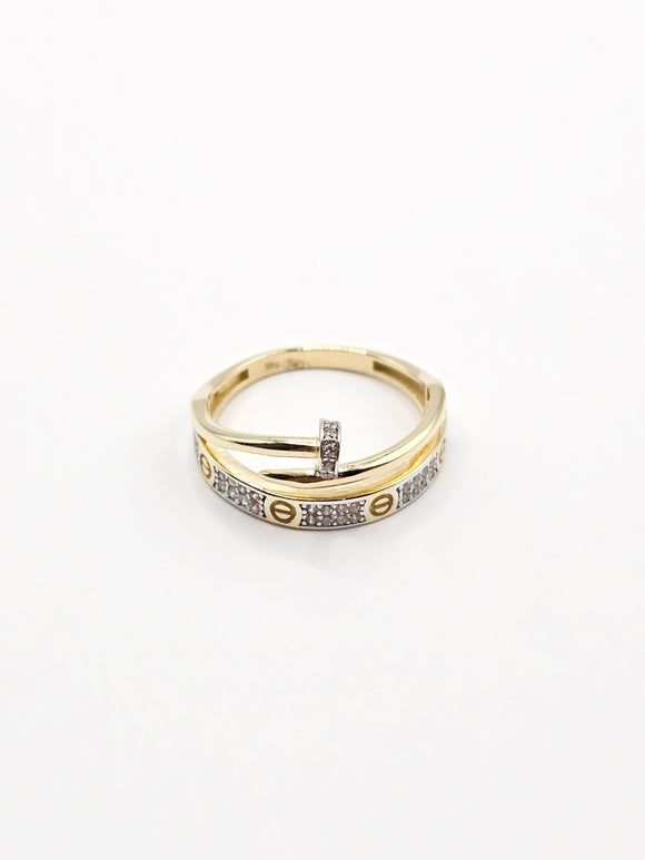 14K Gold Ring - Nail