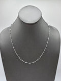 14K White Gold Chain