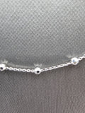 14K White Gold Chain