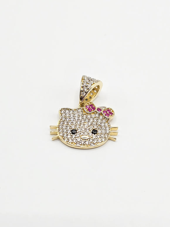 14k Gold Pendant - Hello Kitty