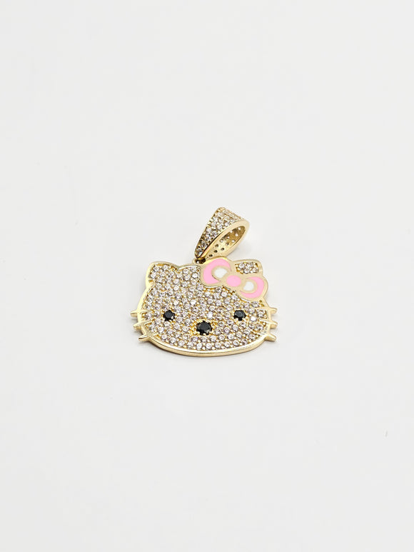 14k Gold Pendant - Hello Kitty