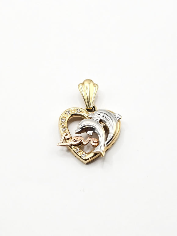 14k Gold Pendant - Heart