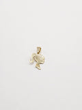 14k Gold Pendant - Barbie