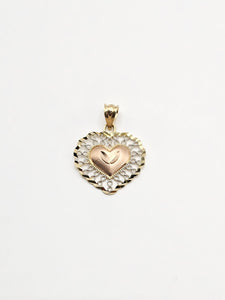 14k Gold Pendant - Heart