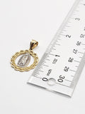 14k Gold Pendant - Virgin Mary