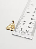 14k Gold Pendant - Gloves