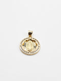 14k Gold Pendant - Virgin Mary