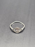 Sterling Silver 925 Ring - Evil Eye
