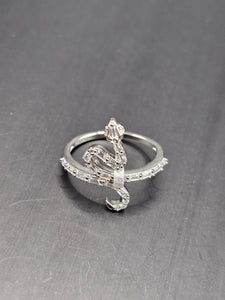 Sterling Silver 925 Ring - Snake