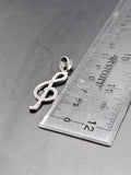 Sterling Silver 925 Pendant - Treble Clef