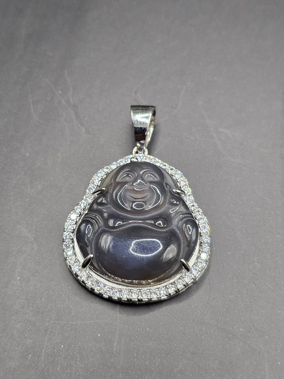 Sterling Silver 925 Pendant - Buddha