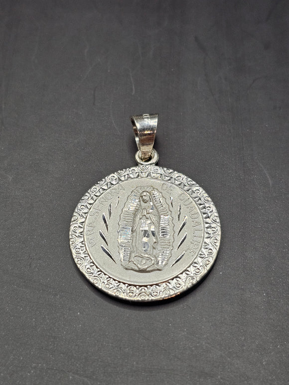 Sterling Silver 925 Pendant - Virgin Mary