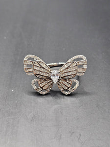 Sterling Silver 925 Ring - Butterfly