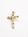 14k Gold Pendant - Jesus on Cross