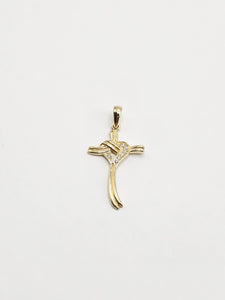 14k Gold Pendant - Cross