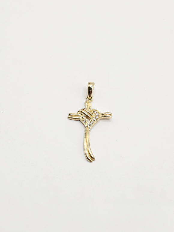 14k Gold Pendant - Cross