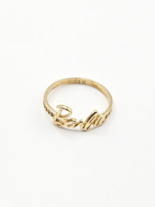 14K Gold Ring - Barbie